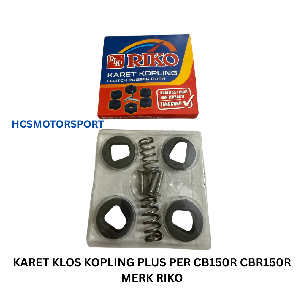 KARET KLOS KOPLING PLUS PER CB150R CBR150R OLD LAMA MERK RIKO ASLI