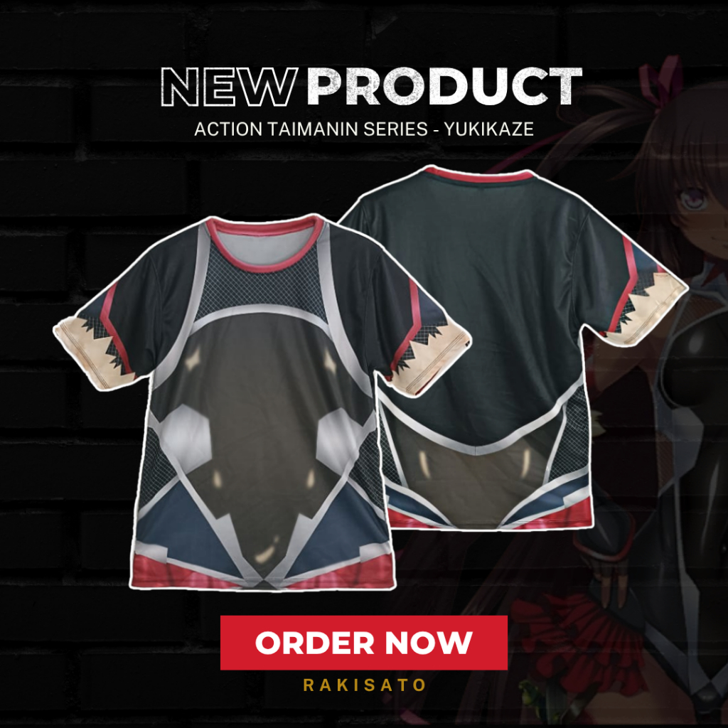 [Pre Order] Action Taimanin - Kaos Jersey Unik, Short