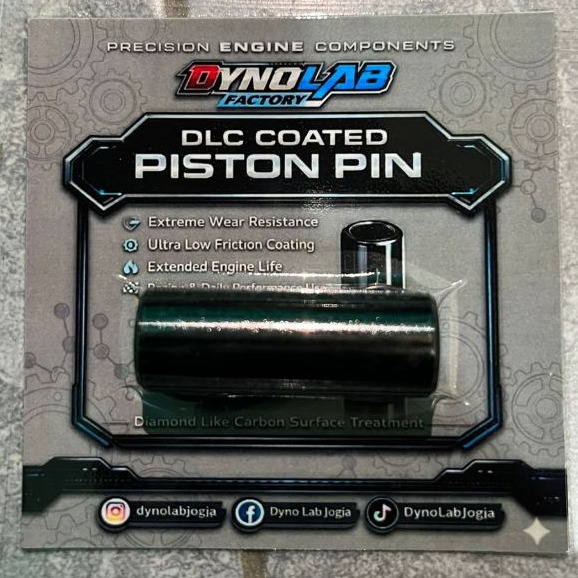 Pen Piston / Pin Piston 14 DLC MX PROSTREET Universal Panjang 39MM by Dynolab