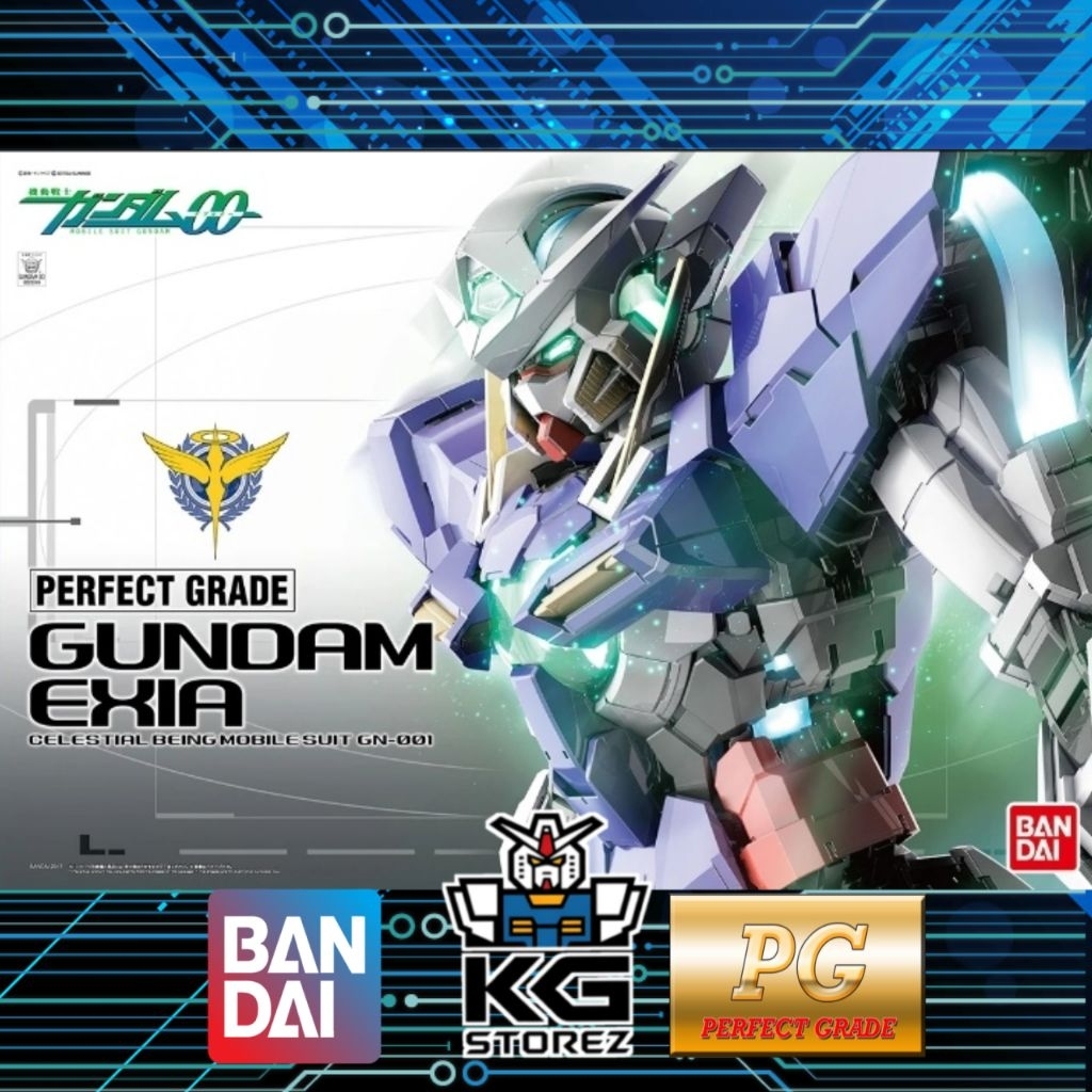 BANDAI PG GN-001 EXIA GUNDAM 1/60