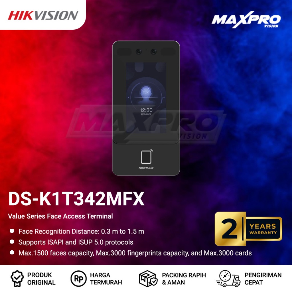 DS-K1T342MFX - HIKVISION ACCESS CONTROL
