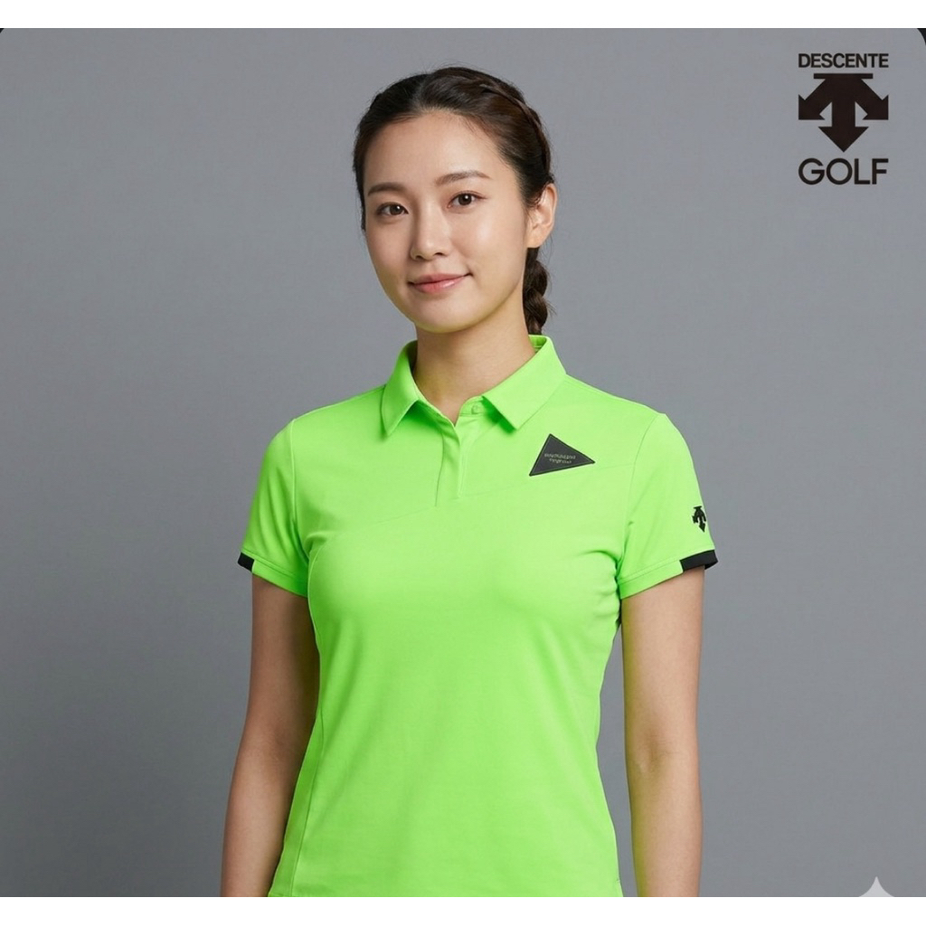 Baju Golf wanita DESCENTE 90 Green Stabilo