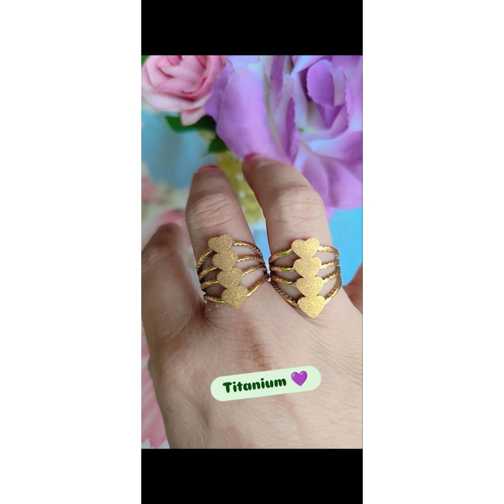 cincin titanium asli