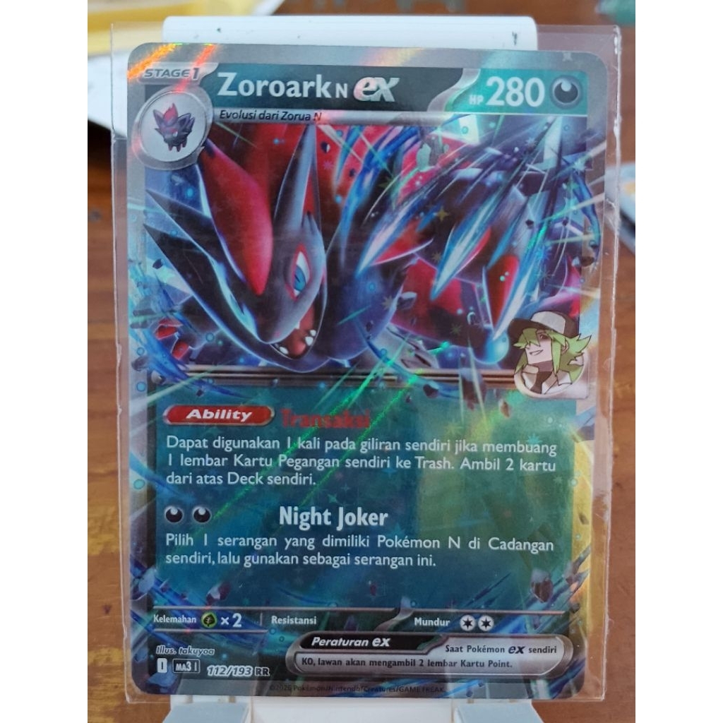 Kartu Pokemon Tcg Zoroark n Ex RR