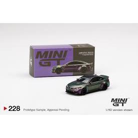 Mini GT 1:64 Lb Works BMW M4 Purple Green Metallic Model #228