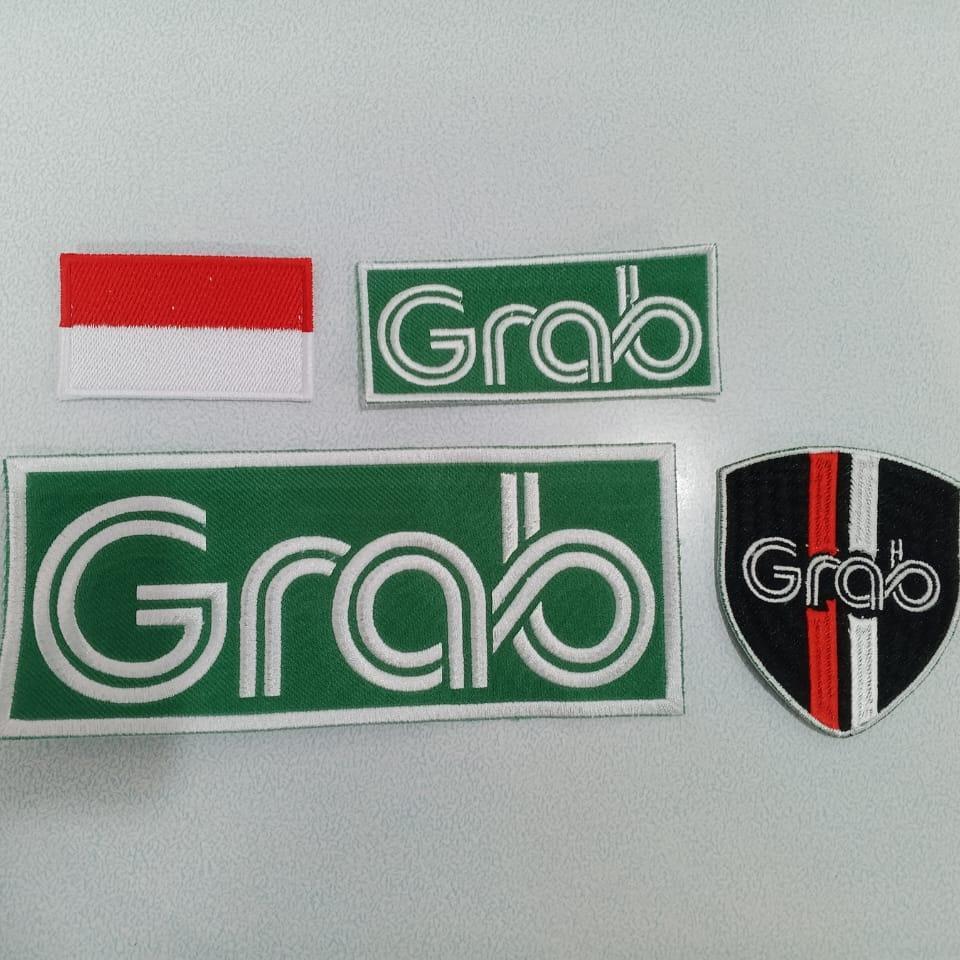patch emblem bordir logo grab 4 in 1