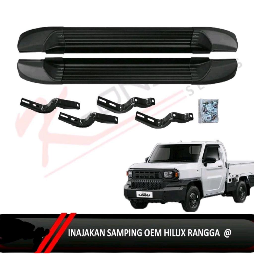 FOOTSTEP FOOT STEP /PIJAKAN KAKI SAMPING/RUNNING BOARD TOYOTA HILUX RANGGA 2024 2025 2026 2027 FOOTS