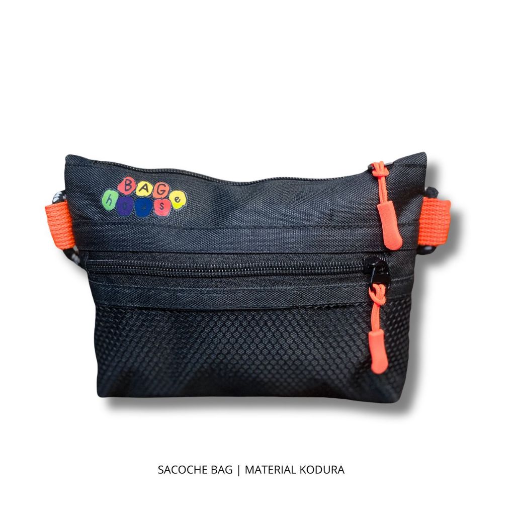 Tas Slempang Mini Tali tenun Tas hp pria wanita sacoche bag