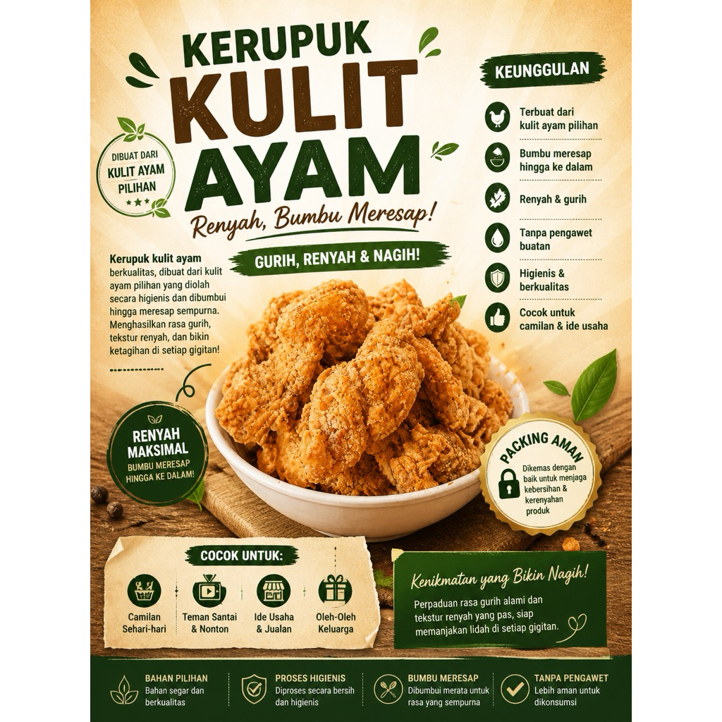 Kerupuk kulit ayam