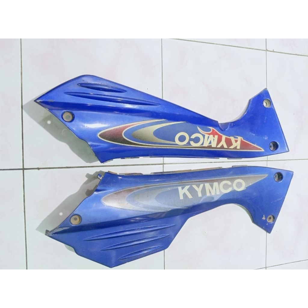 Cover sambungan body depan atas mesin kymco cevira original 2nd lepasan motor
