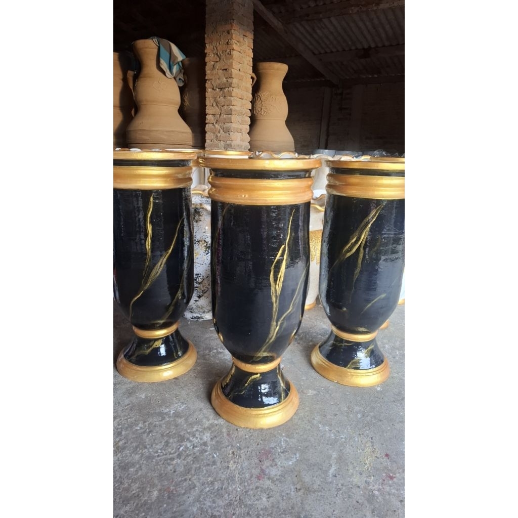 POT PILAR TINGGI 70CM / POT GERABAH
