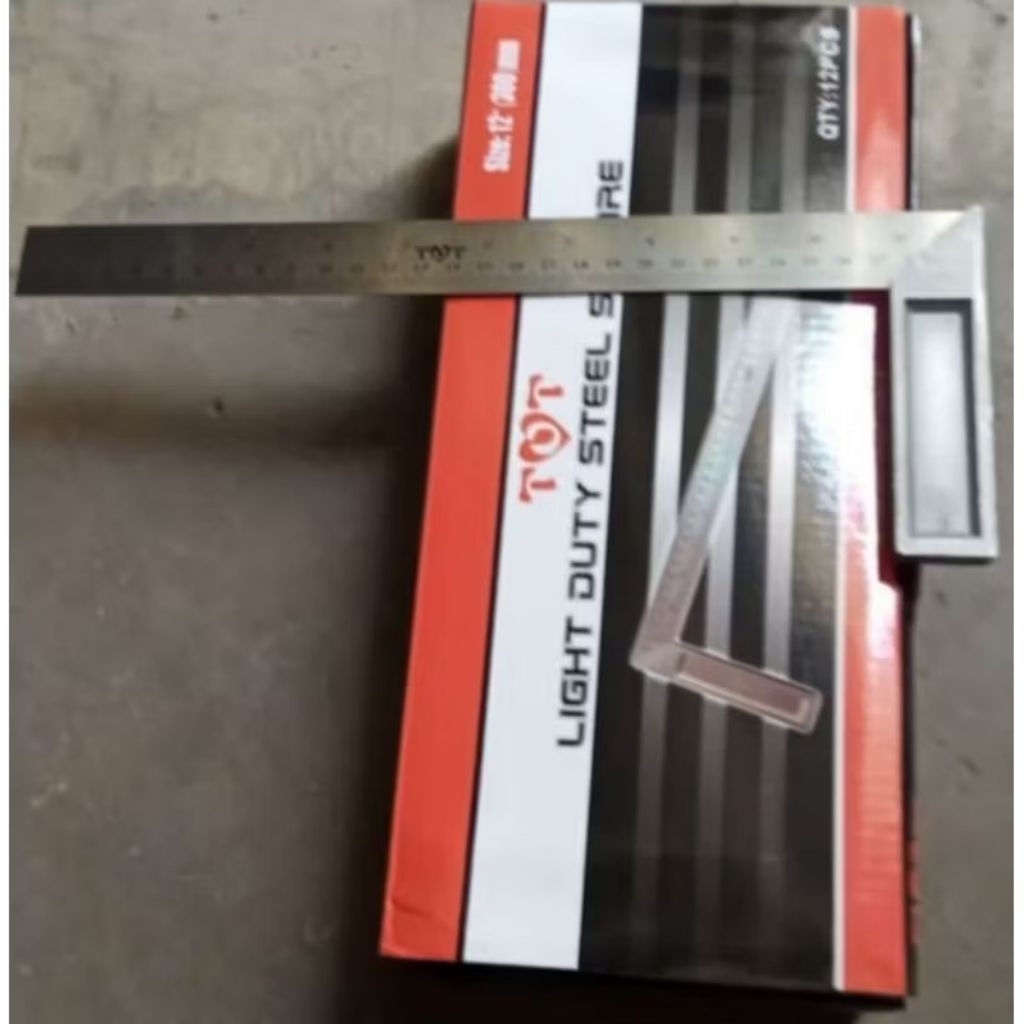 SIKU TUKANG RRT | PENGGARIS SIKU L | PENGGARIS SIKU L 12 INCH