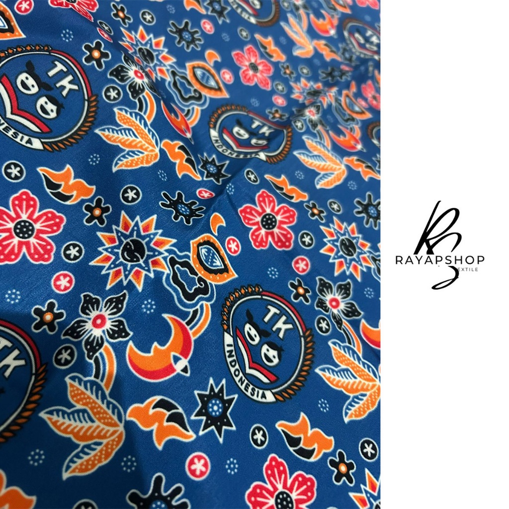 Kain Batik Tk Nasional Meteran Untuk Baju Seragam Sekolah