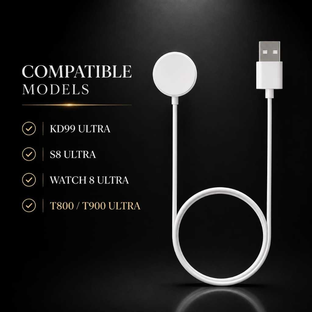 ZSW - KABEL CAS SMARTWATCH SERIES 8 ULTRA ( MAGNETIC ) T800 ULTRA / T900 ULTRA / Z55 ULTRA / I8 ULTR