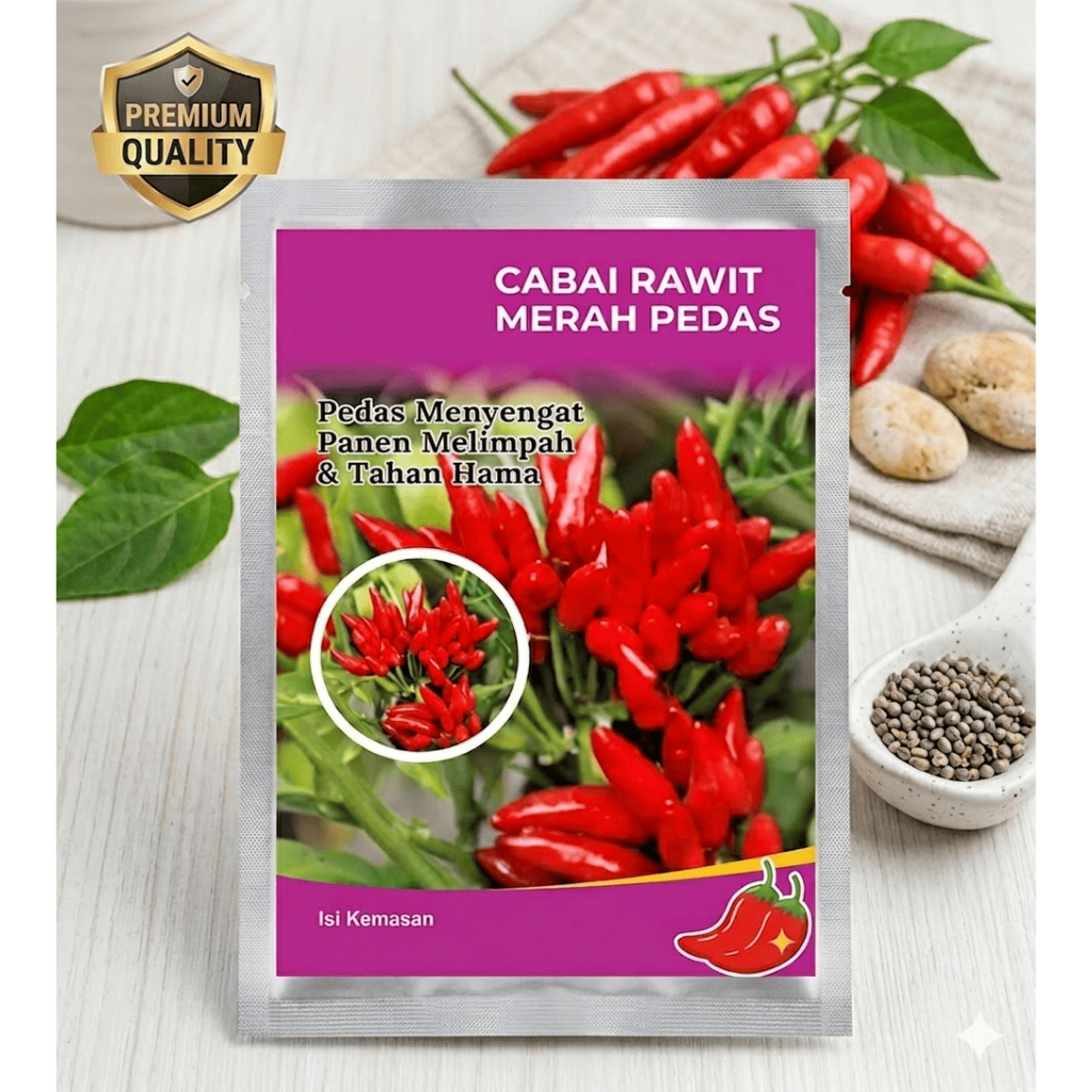 benih cabe rawit dompol mahkota