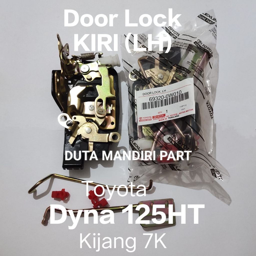 Door Lock Kunci Pintu Mobil KIRI Toyota Dyna 125HT Kijang Kapsul 7K 69320-0W010