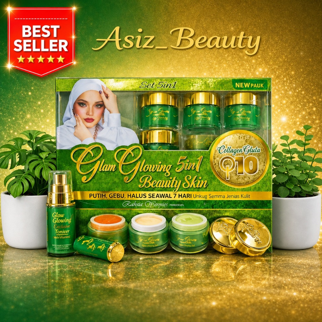 Glow Glowing 5in1 Beauty Skin Original Malaysia - Skincare Glowing 5 in 1