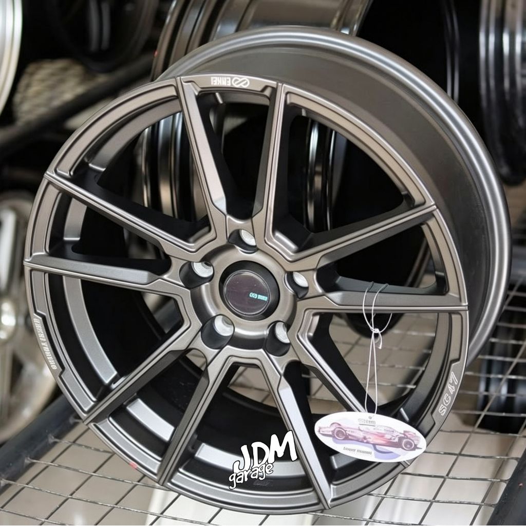 velg ENKEI TUNING SC47 ORIGINAL MALAYSIA r17 lebar 7,5 et 38 mobil ring 17 pnp mobil r17 reborn vent