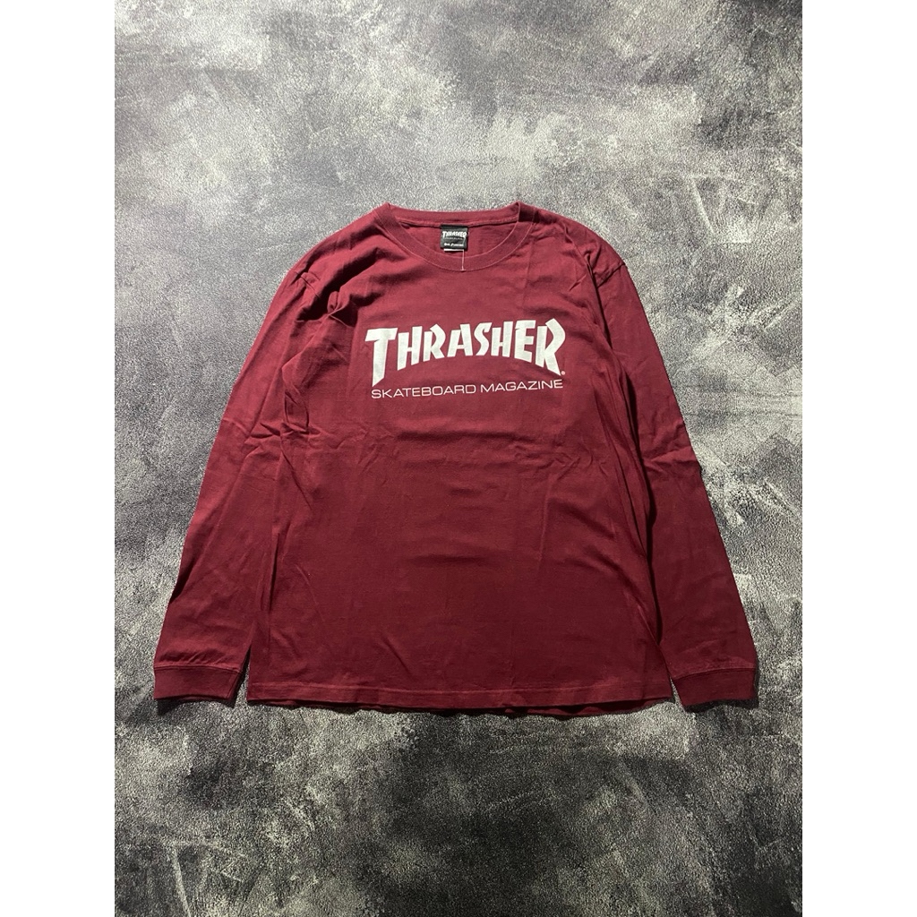 Longlseeve thrasher japan market