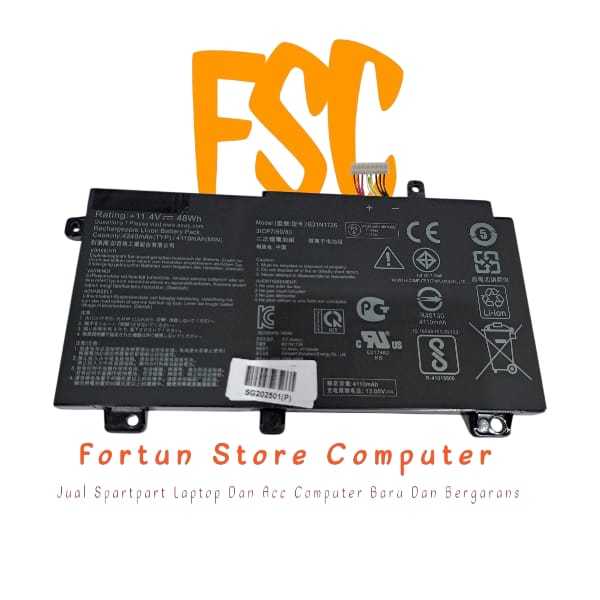 Baterai Laptop Asus TUF Gaming FX504 FX504G FX504GD FX504GE FX504GM B31N1726