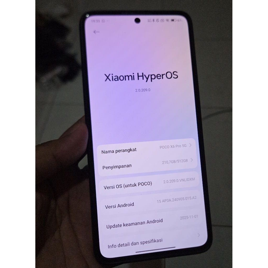 LCD + Frame Original Copotan Poco X6 Pro 5G
