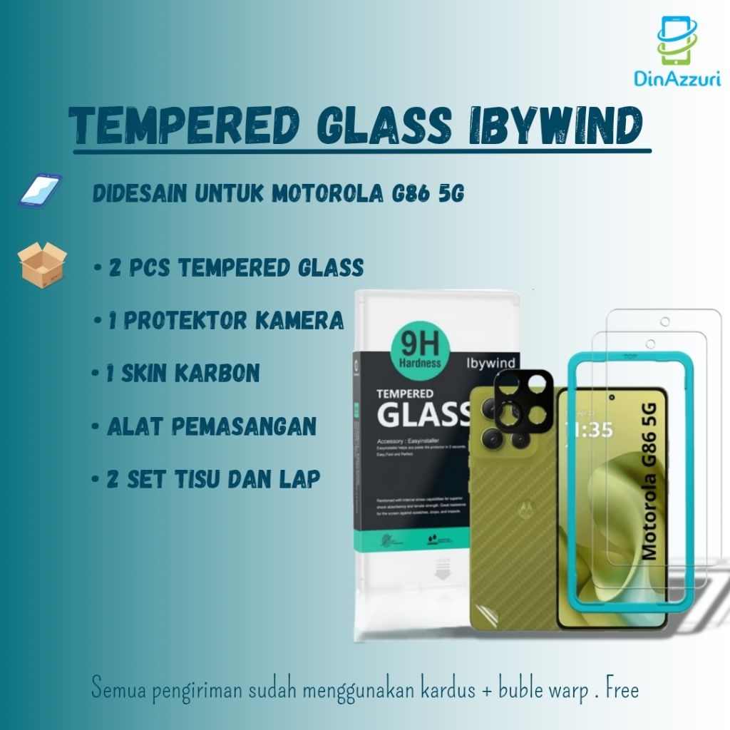 Tempered Glass Motorola G86 / G86 power merk Ibywind