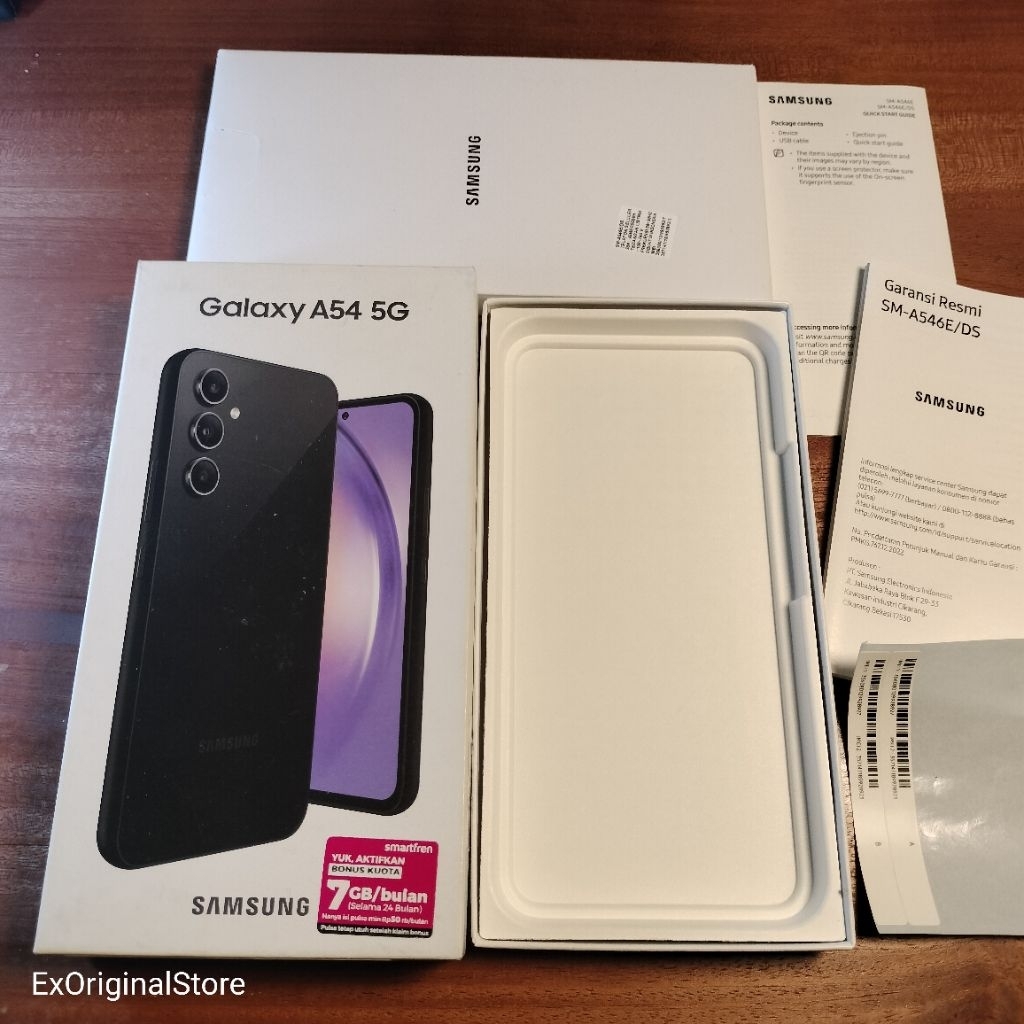 Dus Box Samsung Galaxy A54 5G Original Copotan