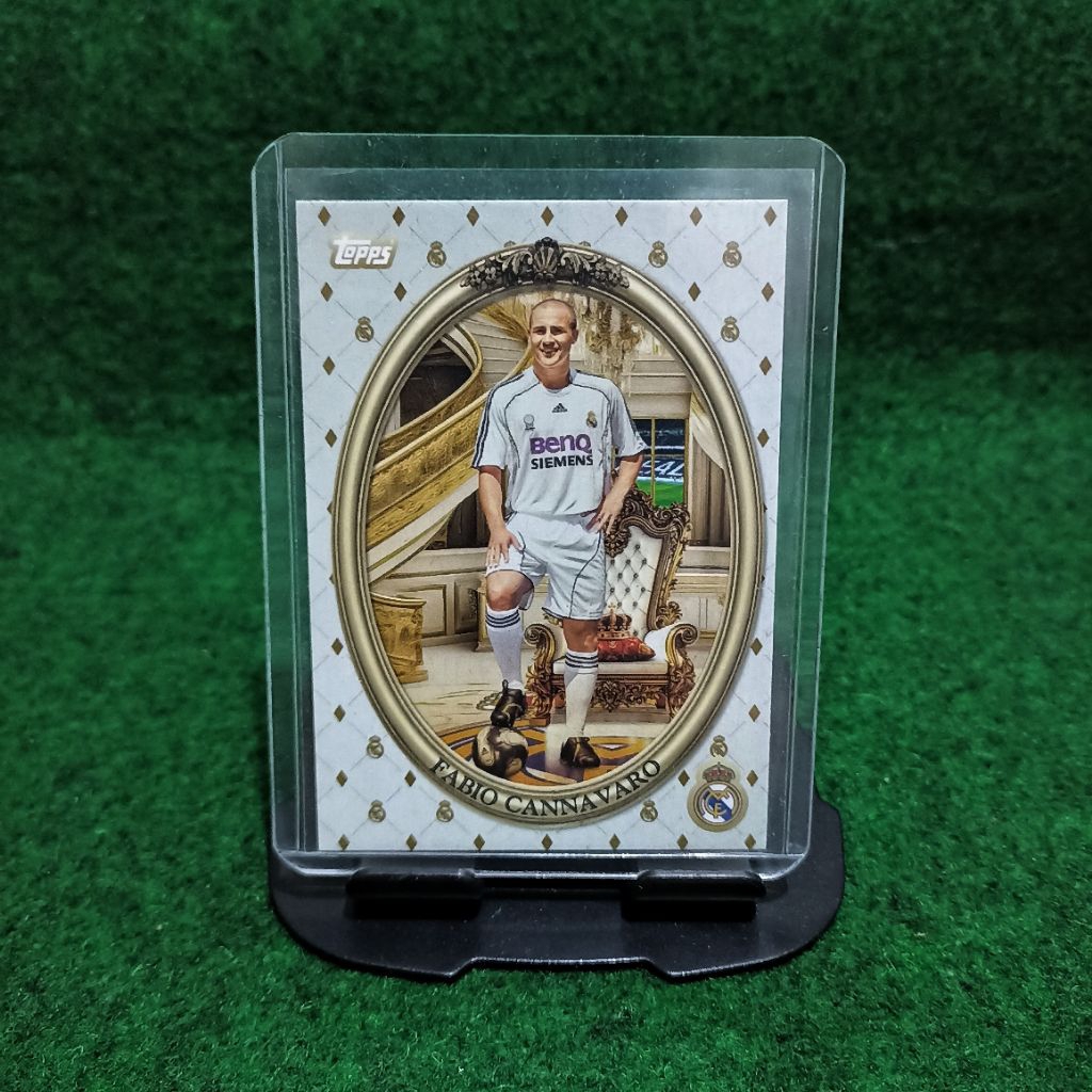 KARTU BOLA FABIO CANNAVARO REAL MADRID TOPPS TEAM SET 25/26