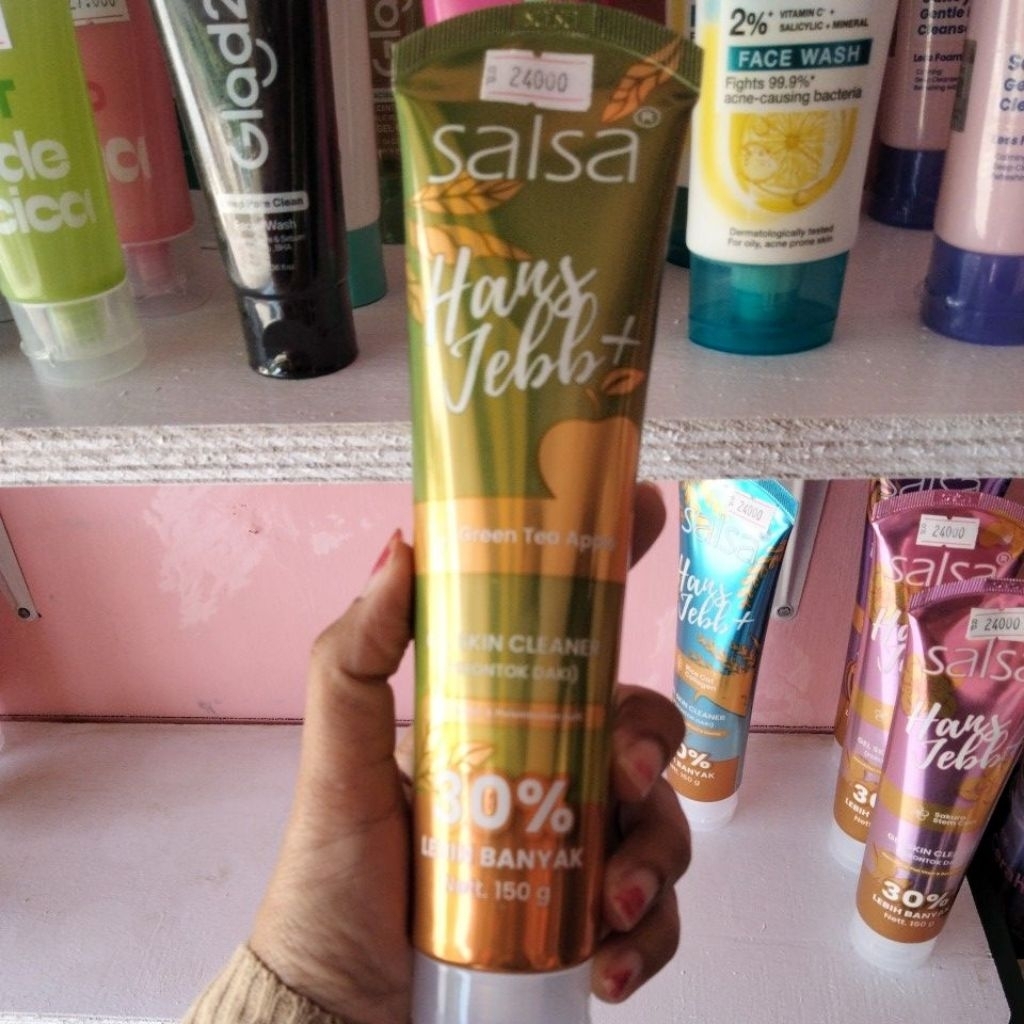 SALSA Hans Jebb+ Peeling Gel 150g - Perontok Daki Hitam Ketek Leher Siku Lutut Badan BPOM Ori