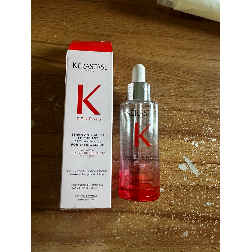 botol kosong kerastase hair fall serum