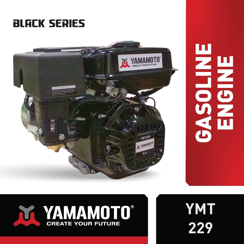 YAMAMOTO Gasoline Engine Black Series/Mesin Serbaguna Yamamoto YMT 229