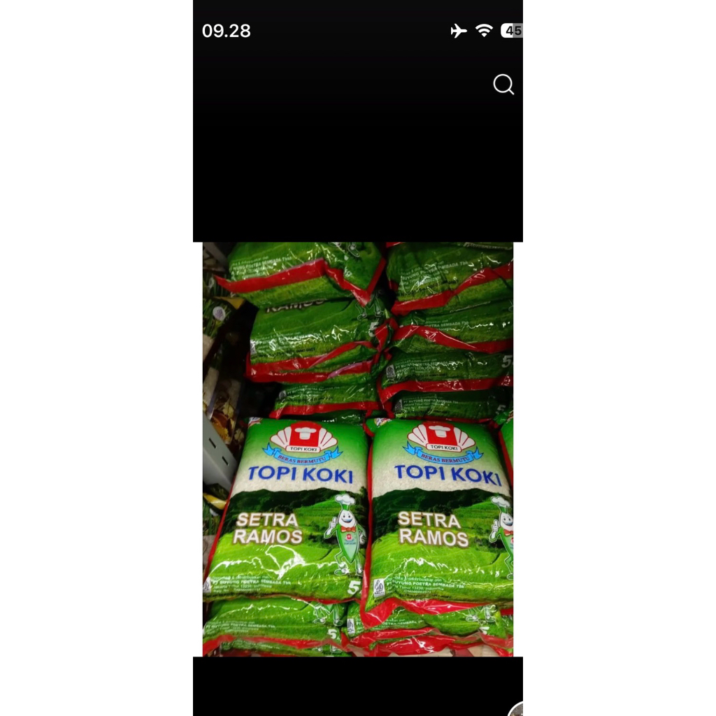 beras topi koki 5kg