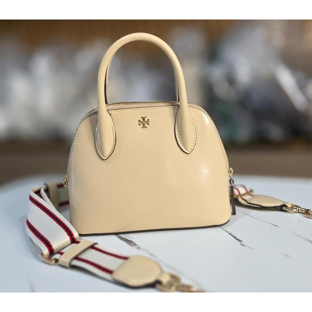 TB Emerson Patent Mini Dome Satchel Soft Serve
