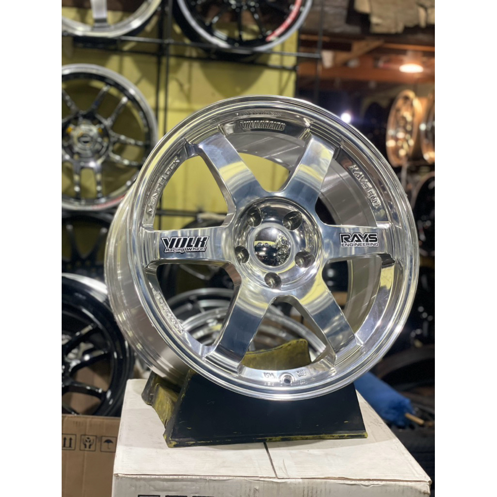 TE37 Ring 18 full high polish