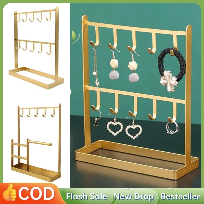 Tempat Gantungan Anting Emas Rak Gantung Anting Necklace Display Rak Anting