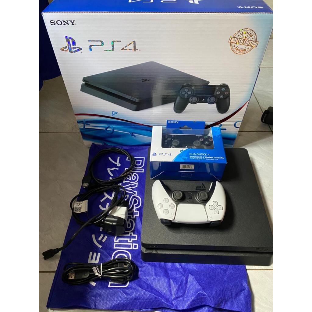 PS4 SLIM JET BLACK ORI 500GB SECOND