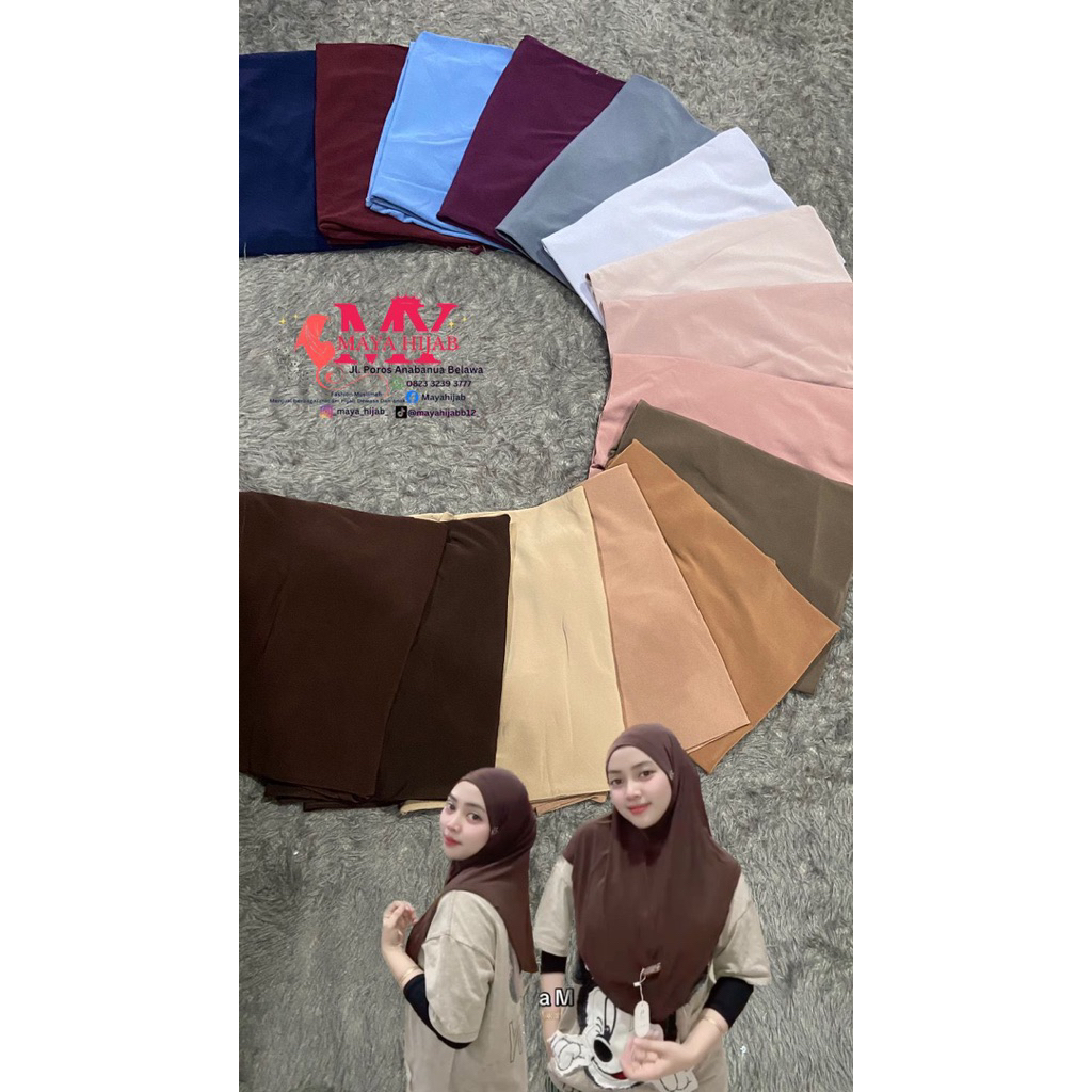 Halima~ Hijab instan jersy | Dyah M