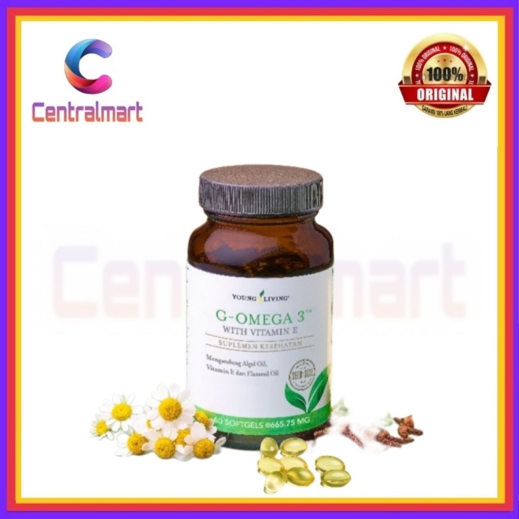 Ready Stock Young Living Green Omega 3 with Vitamin E 60 Pcs Exp 06.2027