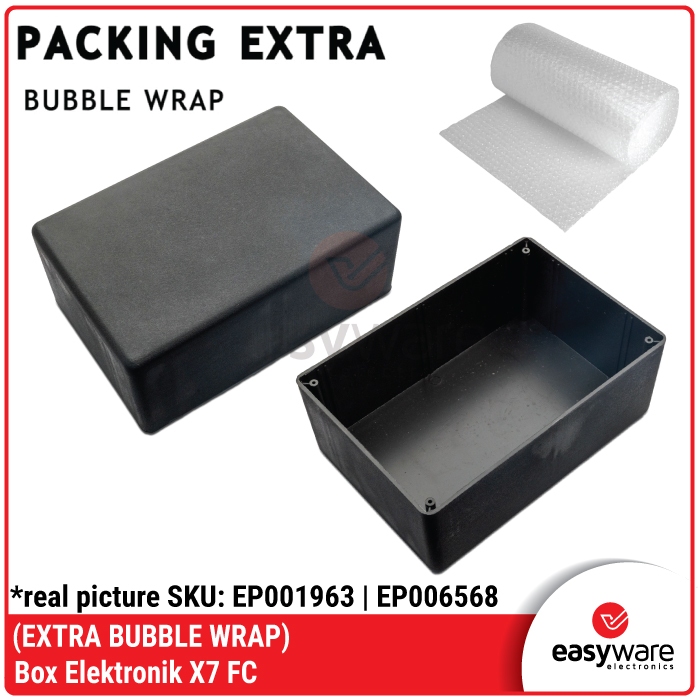 Box Elektronik X7 FC 21.5x14.5x8.5cm Box Hitam X7 Besar Box Project X7