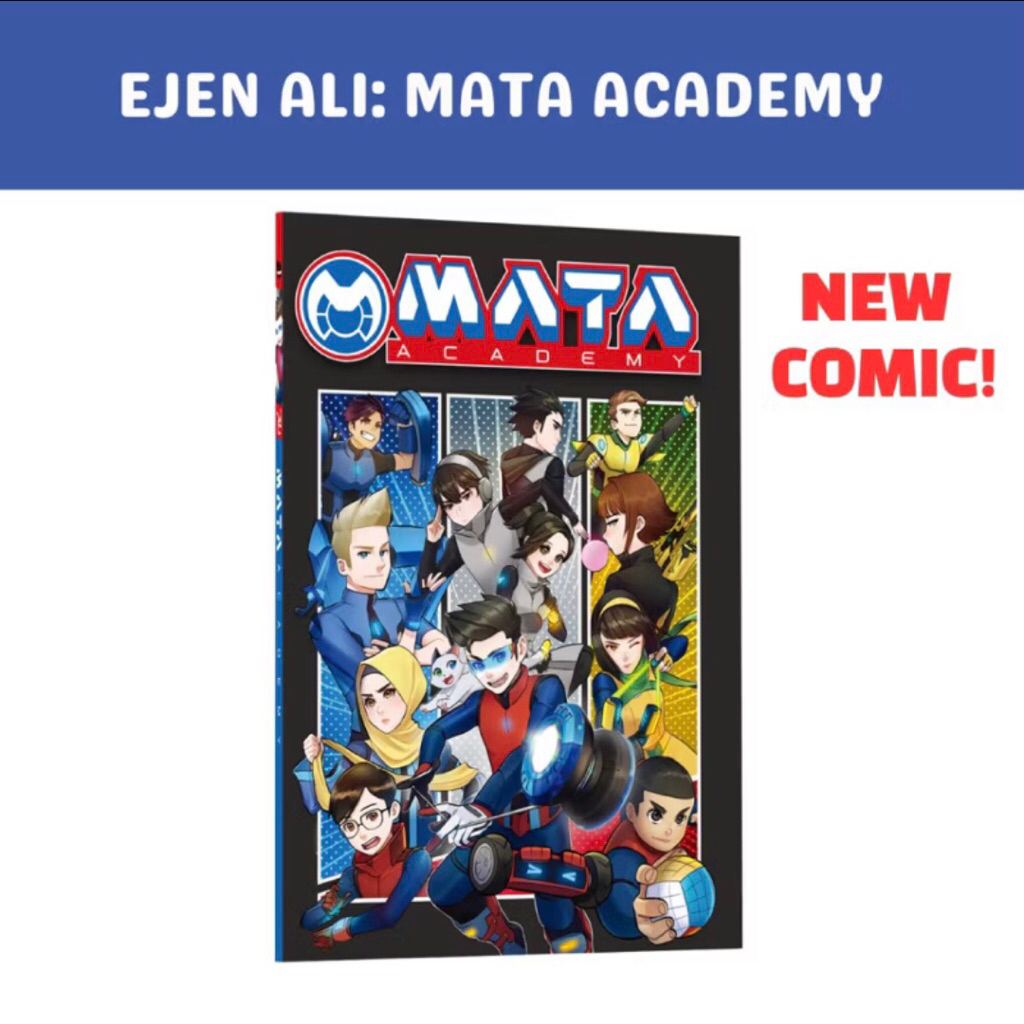 BARU Buku Ejen Ali MATA ACADEMY COMIC