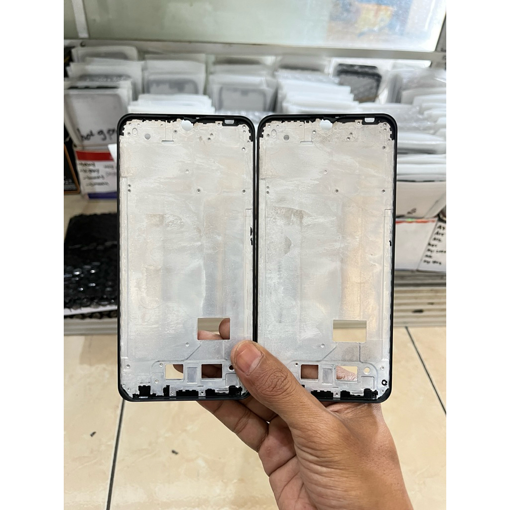FRAME VIVO Y91 / V27E TULANG TENGAH BEZEL DUDUKAN LCD ORIGINAL TERMURAH