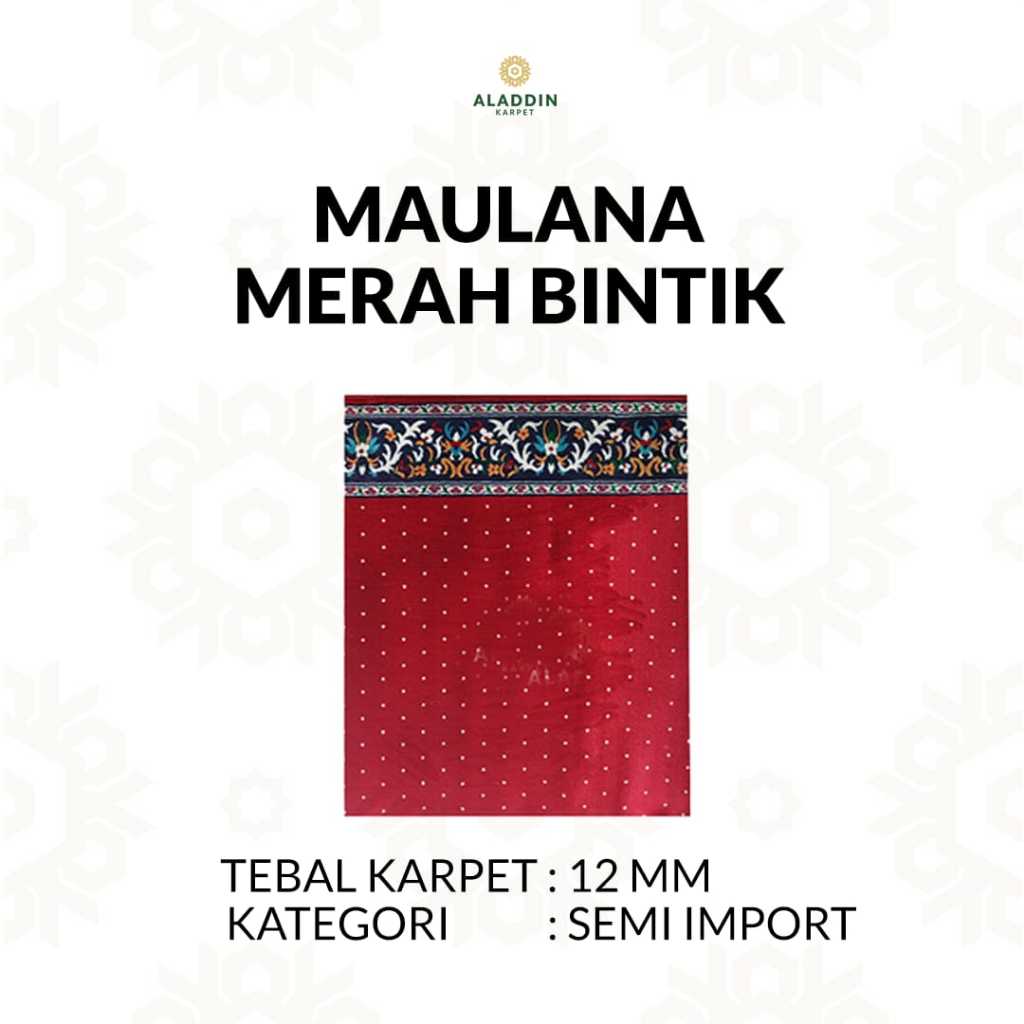 Karpet sajadah Masjid musholla Karpet sajadah Maulana