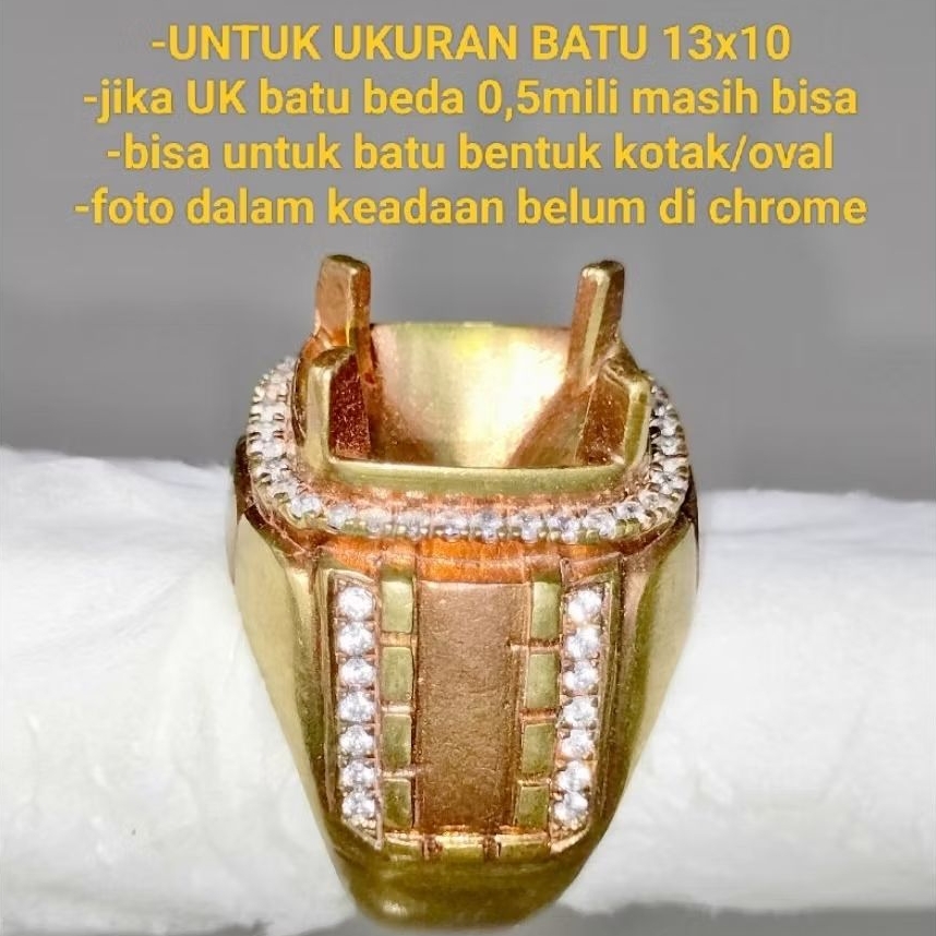 RING KUNSAR TERBARU MODEL PERAK MICROSETTING
