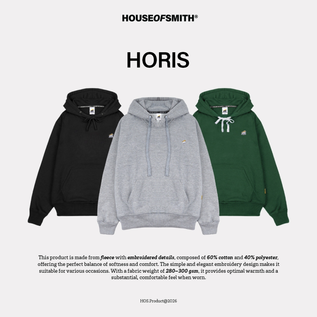 House of Smith Sweater Hoodie Pria - Horis