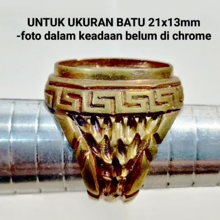 RING KUNSAR UKIR MODEL PERAK UKIR