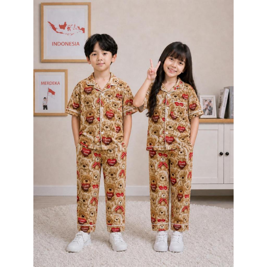 BAJU TIDUR ANAK KEREN/PIYAMA ANAK MODEL TERBARU