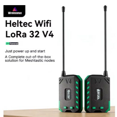 Heltec V4 ESP32 LoRa 32 Development Board Meshtastic Kit with Heltec V4 Case Antenna ESP32-S3 SX1262