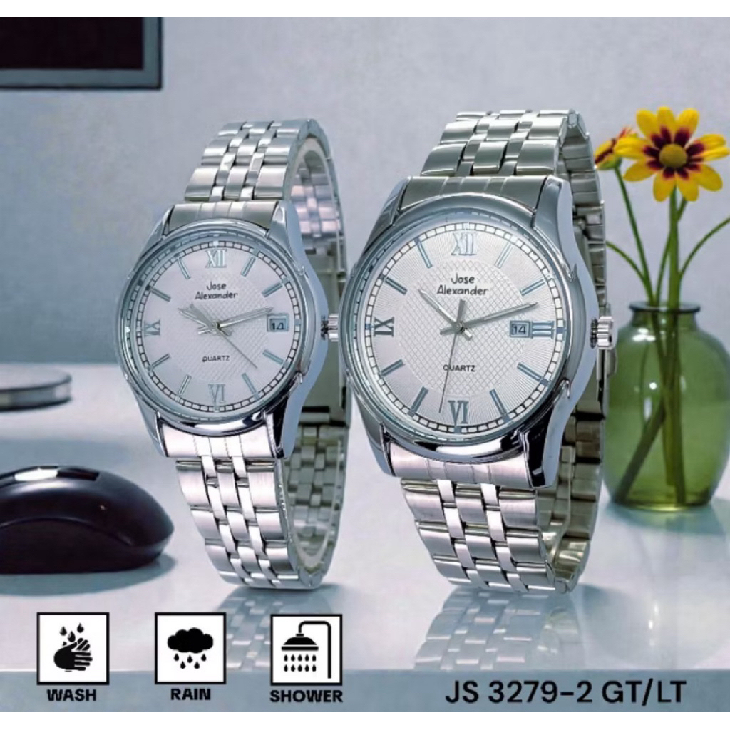 Jam tangan jose Alexander Original classic tanggal aktif Waterproof 1820