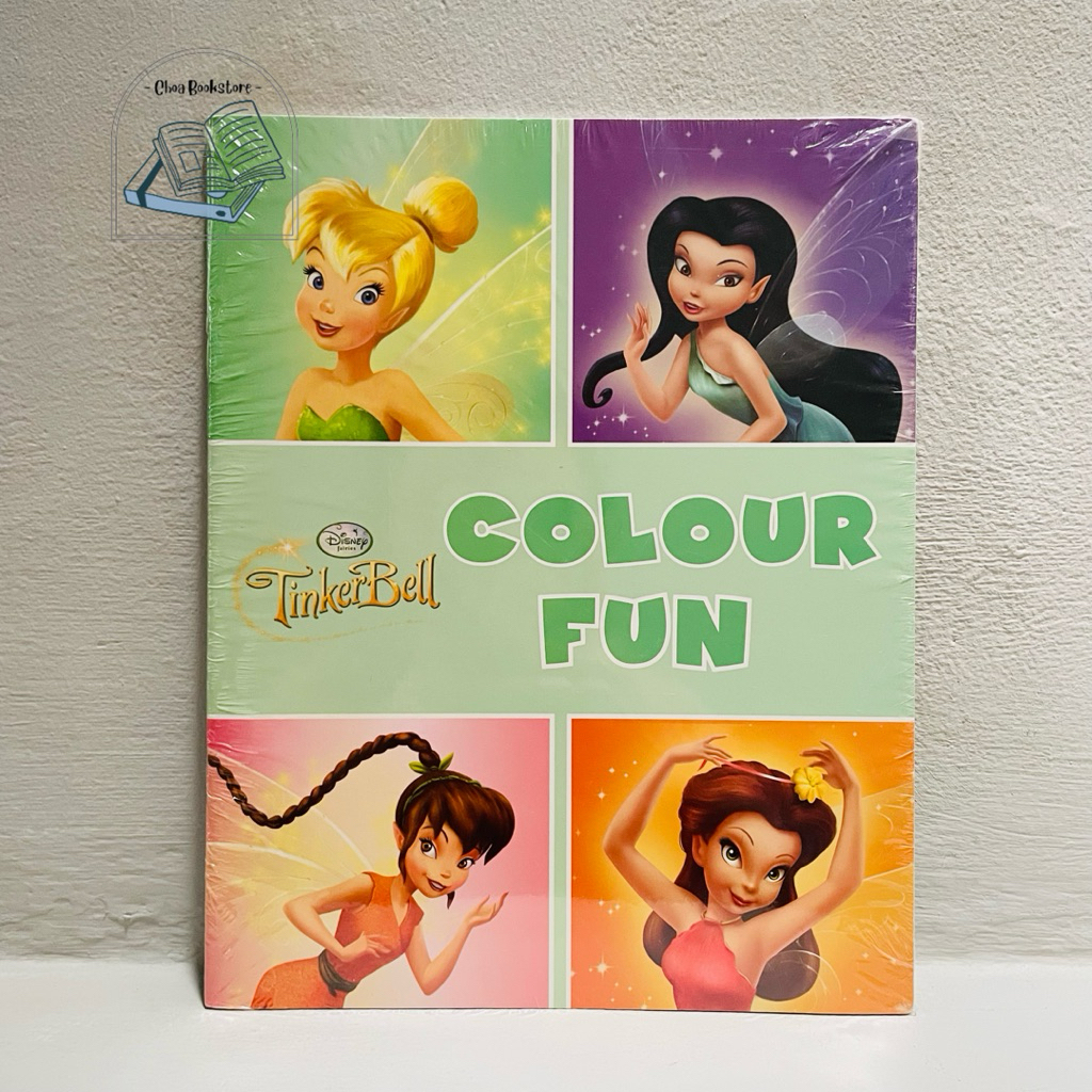 [BBW] Buku Mewarnai Coloring Book Soft Cover "Tinkerbell - Colour Fun" Big Bad Wolf Import Original