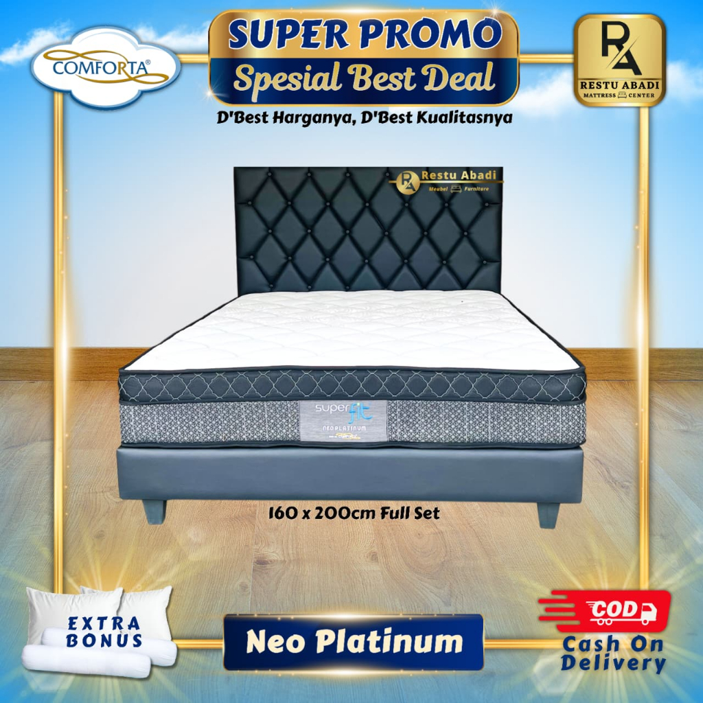 SPRINGBED COMFORTA NEO PLATINUM FULLSET